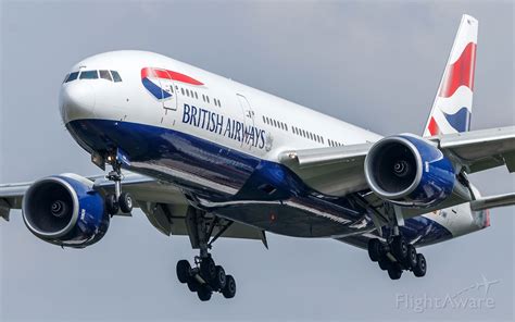 B772 Boeing 777.